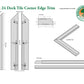 24 x 24 Advantage Deck Tile® Edge Trim - Outside Corner Set