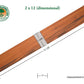 2 x 12 Tigerwood Wood