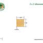 2 x 2 Garapa Wood