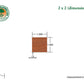 2 x 2 B-Grade Cumaru Wood