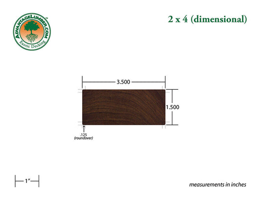 2 x 4 Ipe Wood