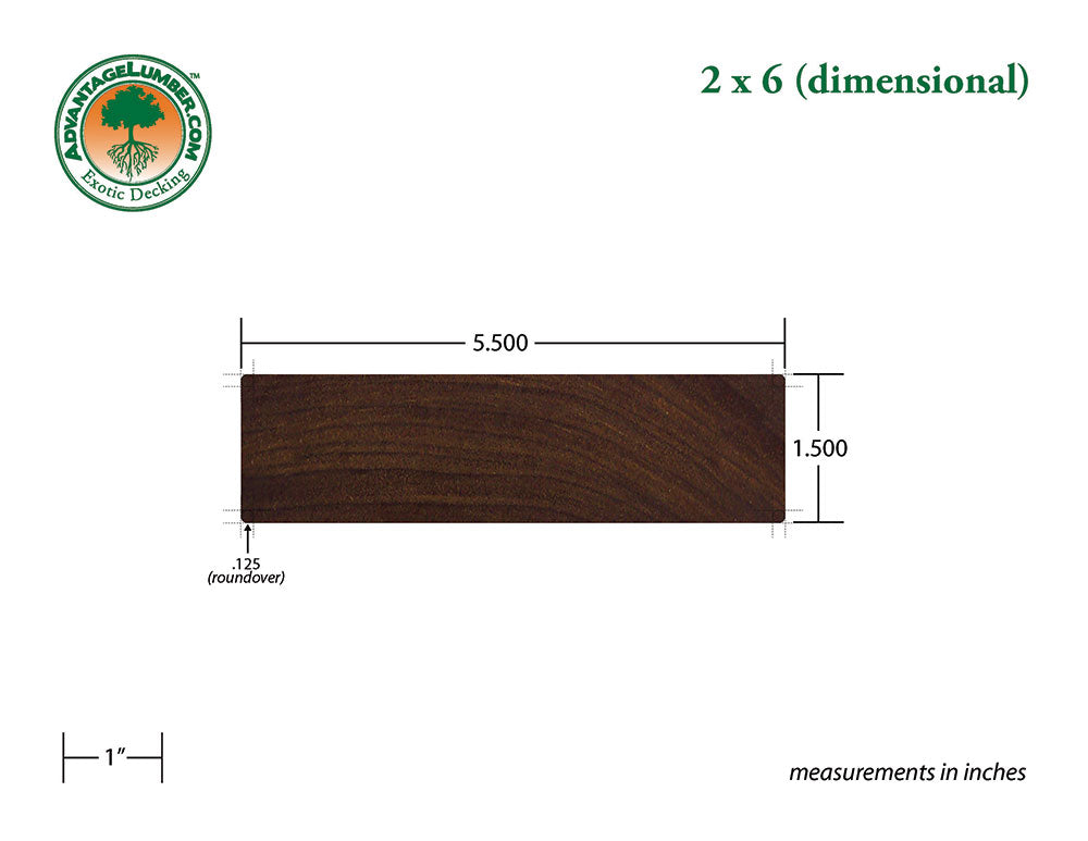 2 x 6 Ipe Wood