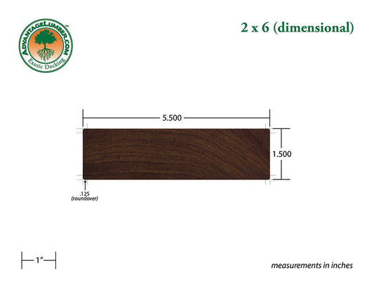 2 x 6 Ipe Wood