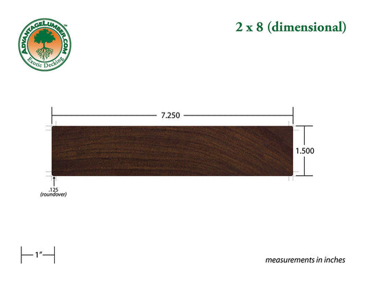 2 x 8 Ipe Wood