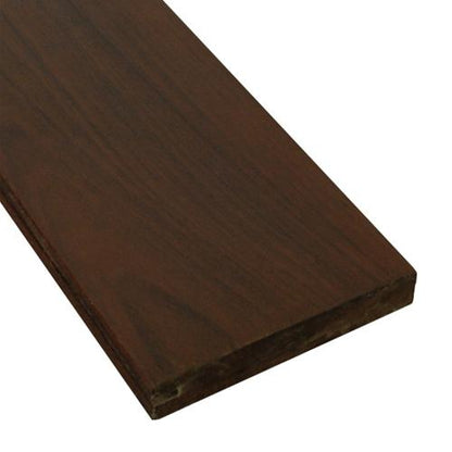 5/4 x 6 Ipe Wood One Sided Pre-Grooved Decking