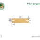 5/4x4 Garapa Pre-Grooved 6'-18' Deck Surface Kit