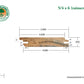 5/4x6 Tigerwood Rainscreen Surface Kit