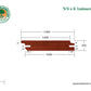 5/4x6 Brazilian Redwood (Massaranduba) Rainscreen Surface Kit