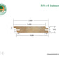 5/4 x 6 Garapa Rainscreen Siding