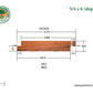 5/4x6 Tigerwood Shiplap Siding Surface Kit