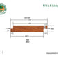 5/4x6 Cumaru Shiplap Siding Surface Kit