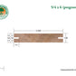 5/4x6 Western Red Cedar Pre-Grooved - Select Knotty (STK) Appearance Grade S4SEE