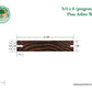 Arbor Wood Thermally Modified Natrl Pine, 5/4x6 Pre-Grooved
