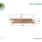 5/4x6 Western Red Cedar Rainscreen - Select Tight Knot (STK) S4SEE