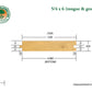 5/4x6 Garapa Tongue & Groove 6'-18' Deck Surface Kit