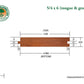 5/4 x 6 Golden Mahogany™ (Yellow Balau) Wood T&G Decking