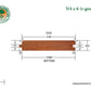 5/4 x 6 Golden Mahogany™ (Yellow Balau) Wood V-Groove