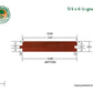 5/4x6 Brazilian Redwood (Massaranduba) V-Groove Surface Kit