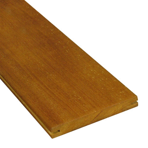 1 x 6 Garapa Wood Pre-Grooved Decking