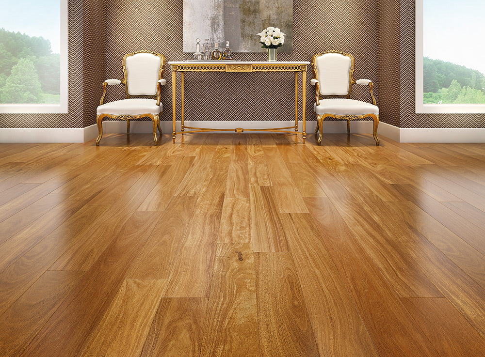 Cumaru (Brazilian Teak) Engineered Flooring 5.5″ Prefinished Satin, $7.67/sqft