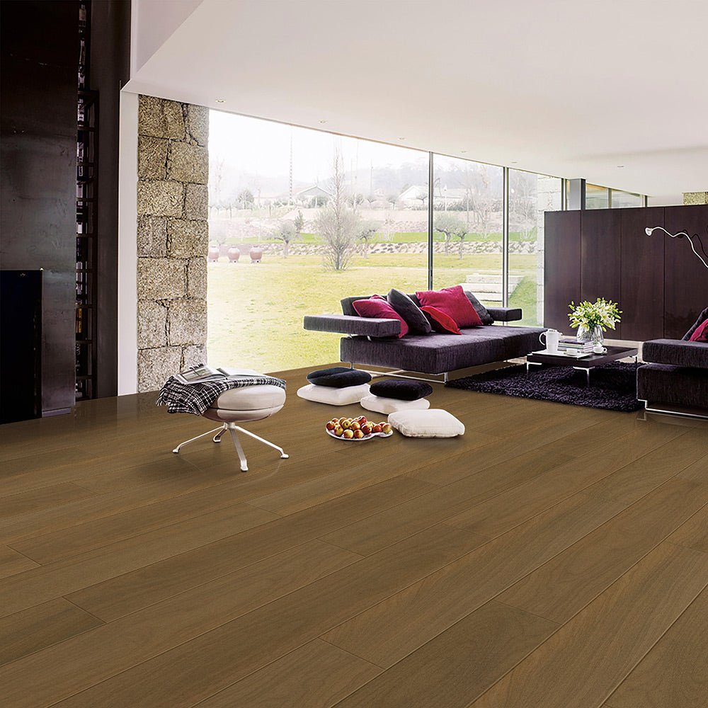 Brazilian Oak (Tauari) Monaco Engineered Flooring 0.625″ x 7.75″ Prefinished Matte Wire-Brushed, $9.41/sqft - Ipe Depot