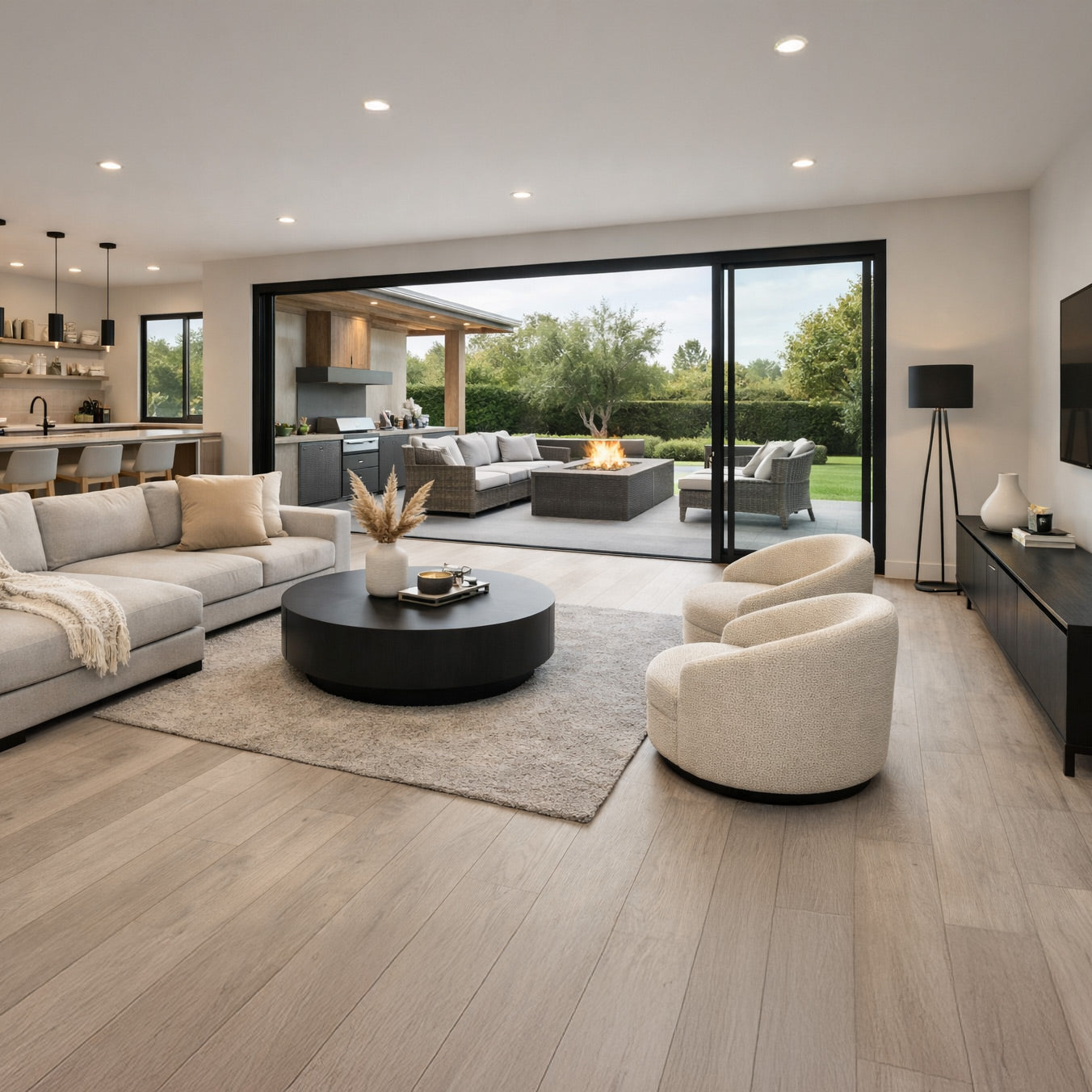 Brazilian Oak (Tauari) Dove Gray Engineered Flooring 7.75″ Prefinished Matte Wire-Brushed, $9.41/sqft