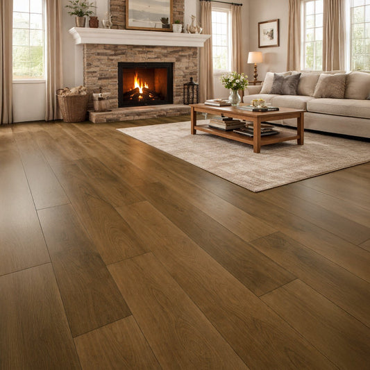 Brazilian Oak (Tauari) Monaco Engineered Flooring 0.625″ x 7.75″ Prefinished Matte Wire-Brushed, $9.41/sqft - Ipe Depot