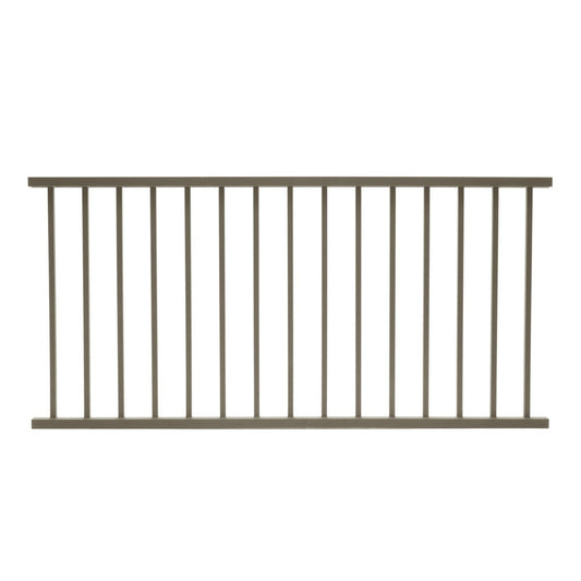 Deckorators® Aluminum Contemporary High Welded Rectangular Line Rail