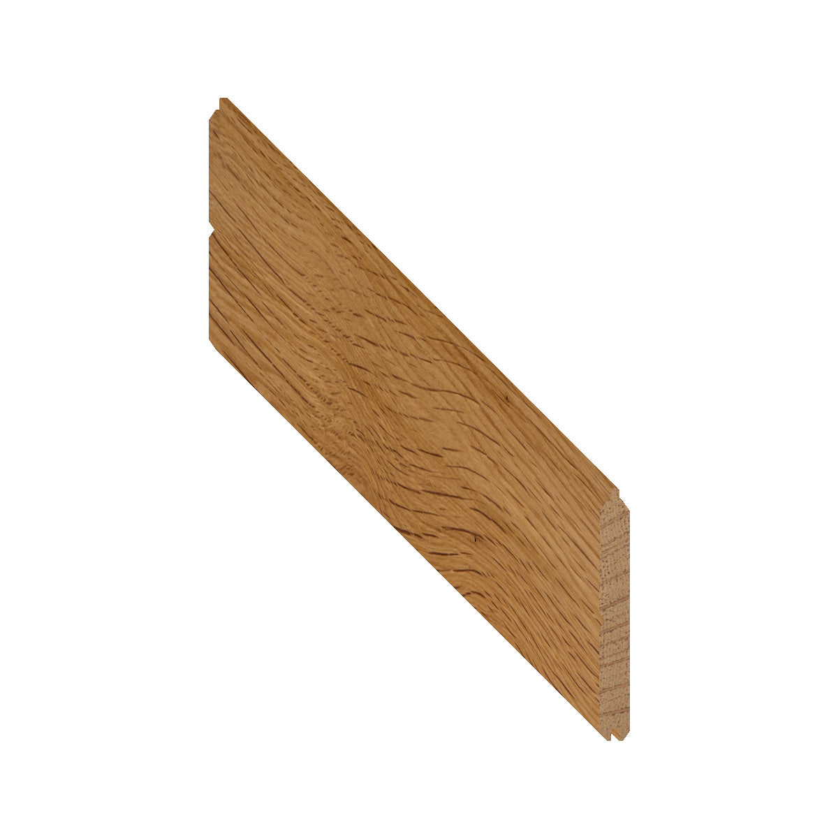 White Oak Center V Joint Wall Treatment Molding