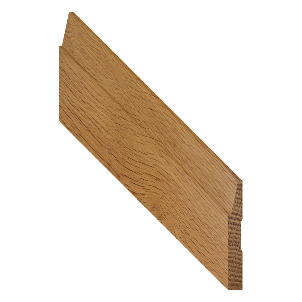 White Oak Contemporary Base Molding