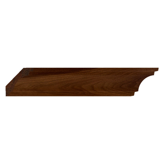 Walnut Contemporary Crown Molding