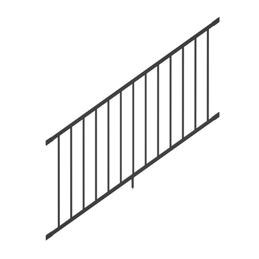 Deckorators® Aluminum Rapid Rail Stair Kit with Square Balusters