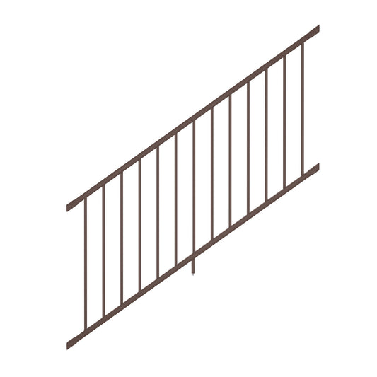 Deckorators® Aluminum Rapid Rail Stair Kit with Square Balusters