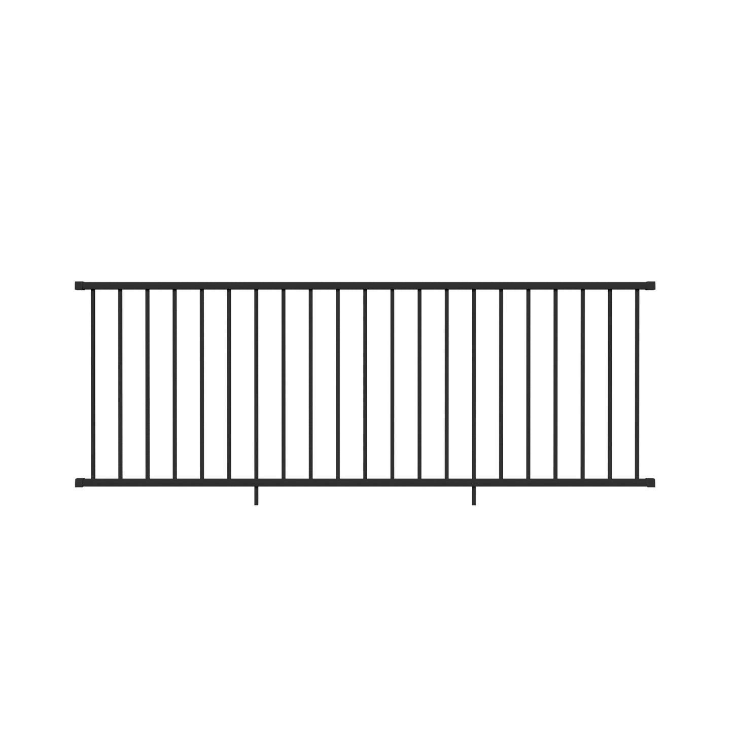 Deckorators® Aluminum Rapid Rail Kit with Square Balusters