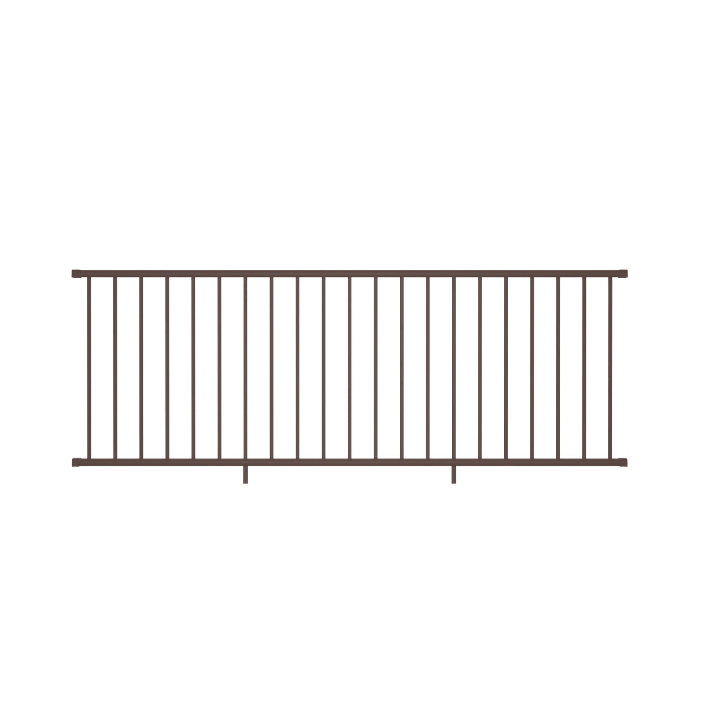Deckorators® Aluminum Rapid Rail Kit with Square Balusters