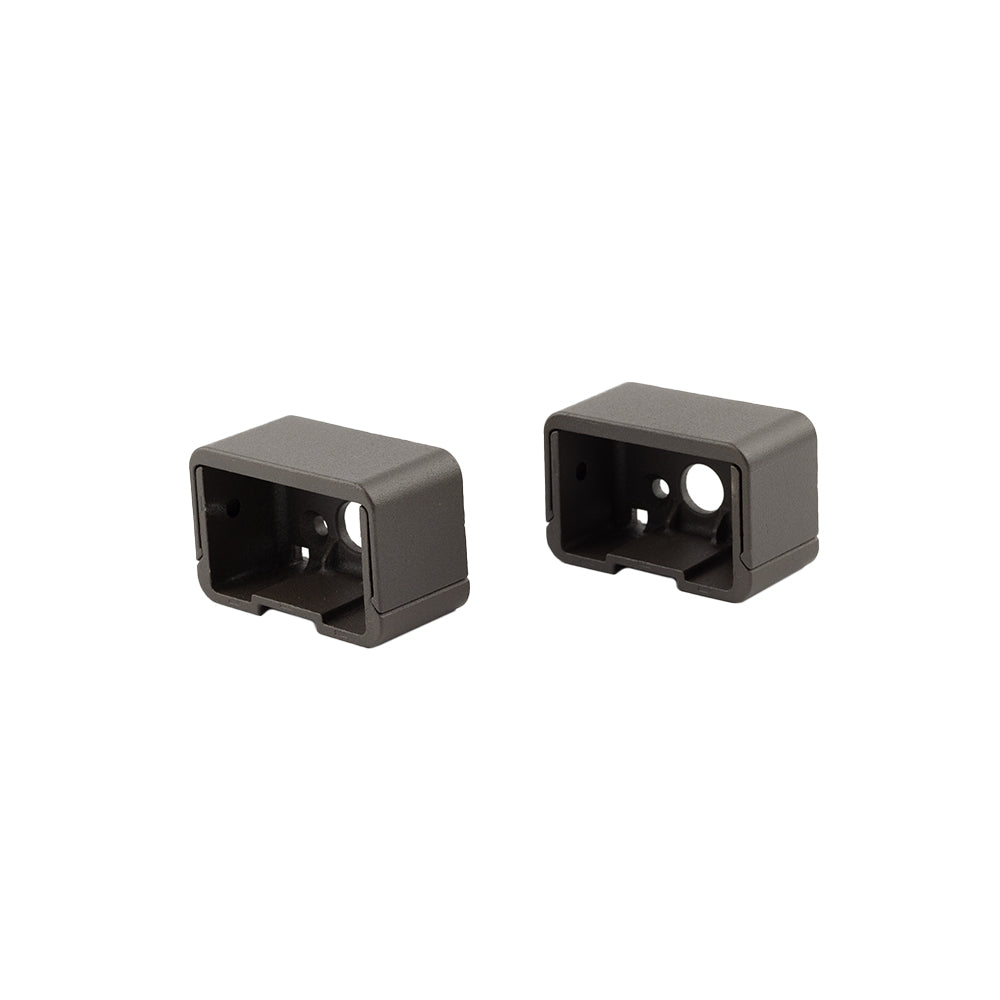 Deckorators® Aluminum Contemporary Cable Railing Rectangular In-Line Top Rail Brackets