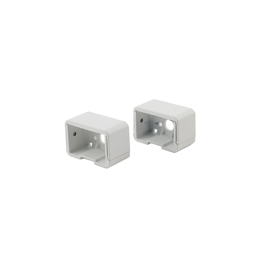 Deckorators® Aluminum Contemporary Cable Railing Rectangular In-Line Top Rail Brackets
