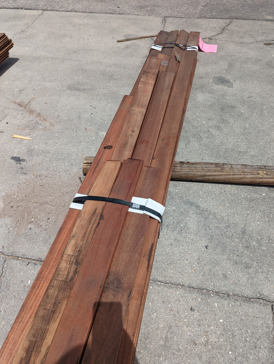 FL0222001 - 1x4+Plus Pre-Grooved Tigerwood