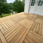 Teak - Plantation Deck Tiles 24 x 24 - Smooth
