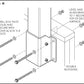 TimberTech® Impression Rail Express® Fascia Mount 52″ Post Kit