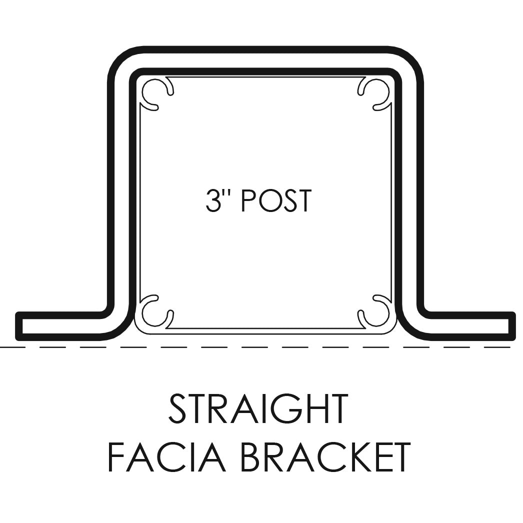 TimberTech® Impression Rail Express® Fascia Mount 52″ Post Kit