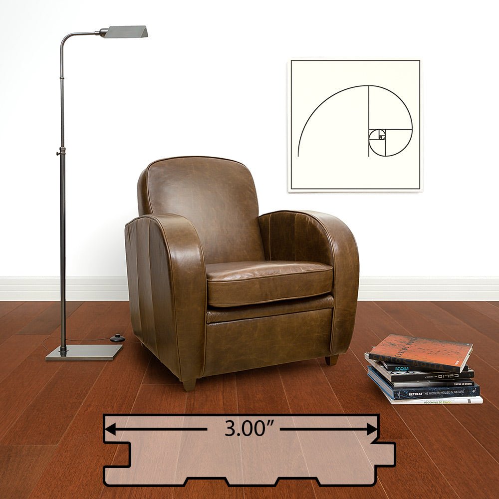 Santos Mahogany (Cabreuva) Solid Flooring 0.75″ x 3″ Prefinished Satin, $13.41/sqft - Ipe Depot