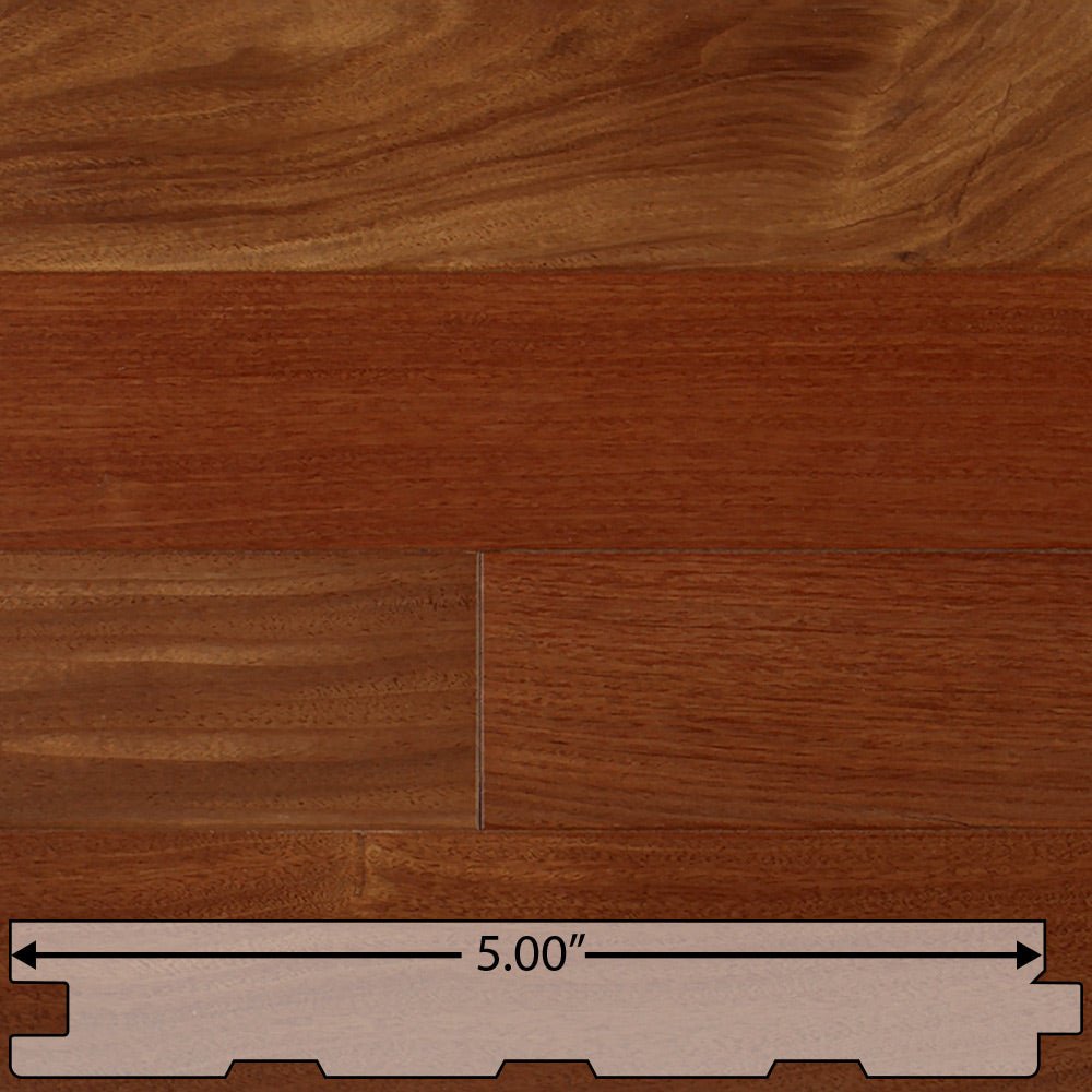 Santos Mahogany (Cabreuva) Solid Flooring 0.75″ x 5″ Unfinished, $6.97/sqft - Ipe Depot