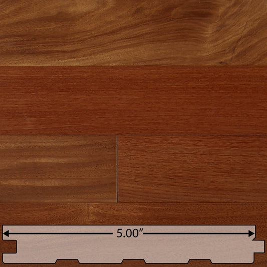 Santos Mahogany (Cabreuva) Solid Flooring 0.75″ x 5″ Unfinished, $6.97/sqft - Ipe Depot