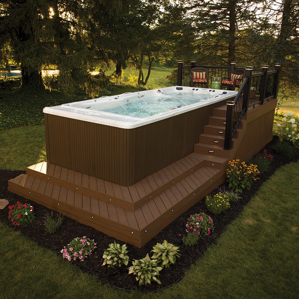TimberTech® Composite Riser/Fascia by AZEK®, Terrain Collection® Brown Oak