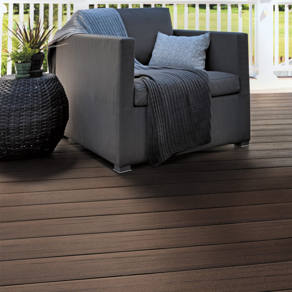 TimberTech® Composite Riser/Fascia by AZEK®, Prime+ Collection® Dark Cocoa