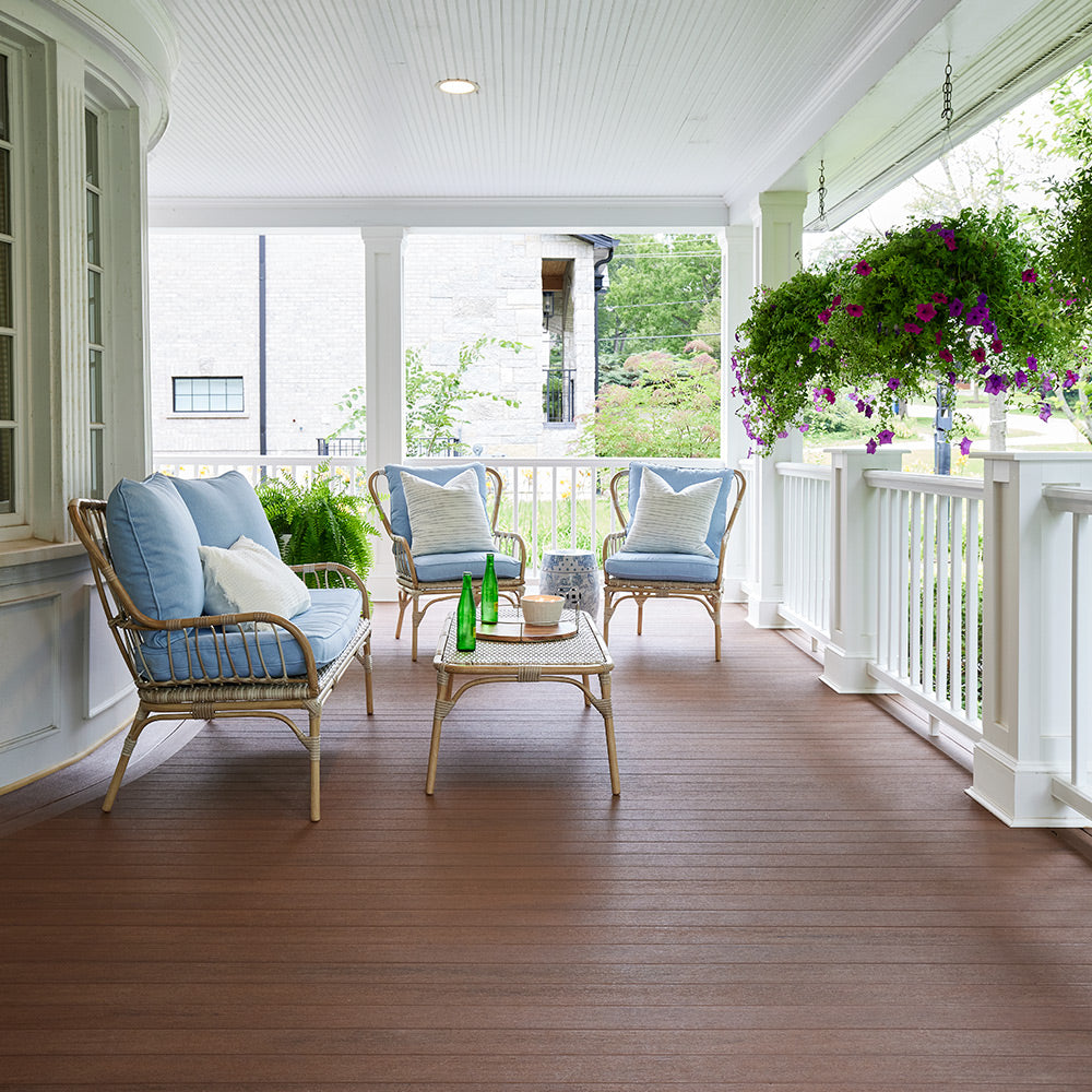 TimberTech® Advanced PVC Decking by AZEK®, Porch Collection® Mahogany