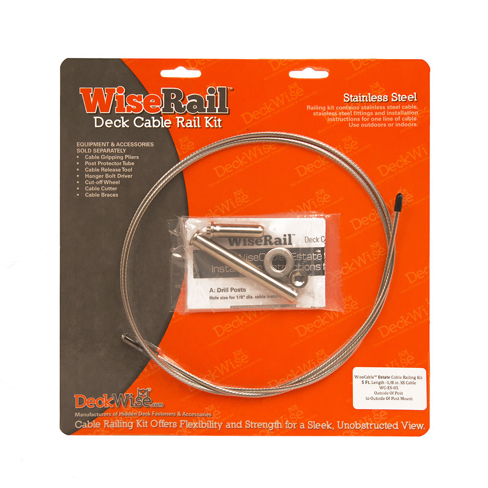 WiseCable™ Estate Series Cable Railing Kit