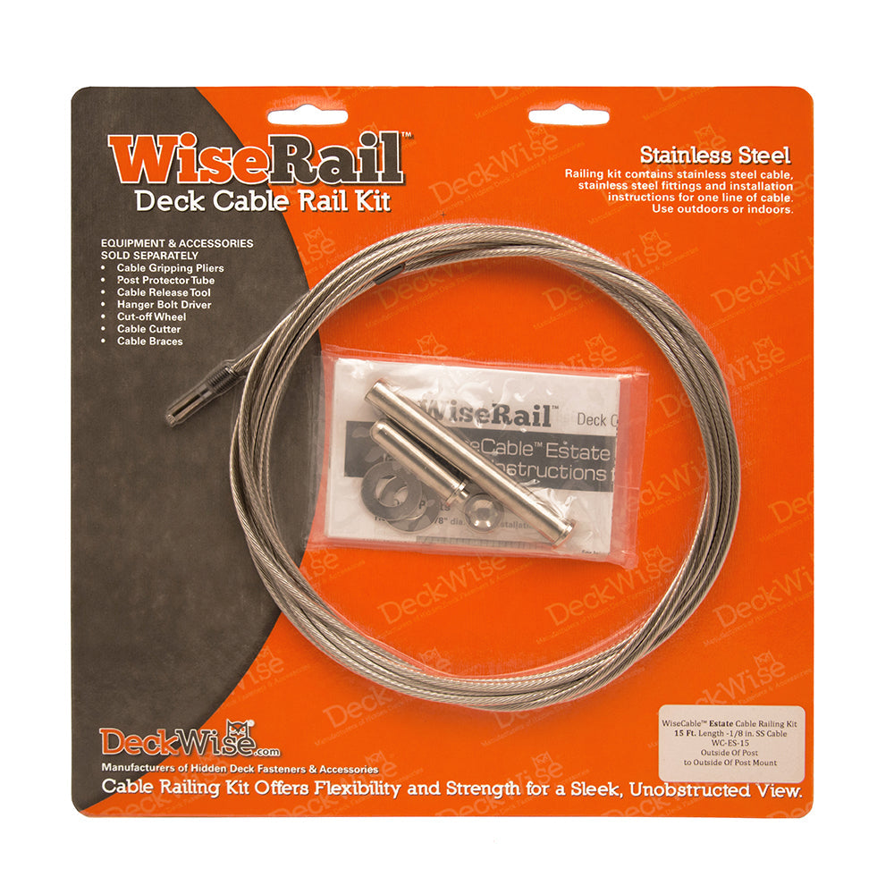 WiseCable™ Estate Series Cable Railing Kit