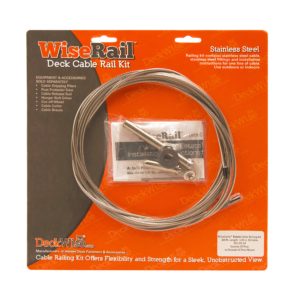 WiseCable™ Estate Series Cable Railing Kit